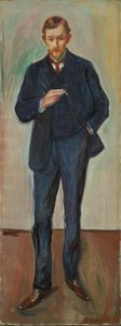 Franskmannen, Marcel Archinard, ca. 1904 (olje på lerret) av Edvard Munch