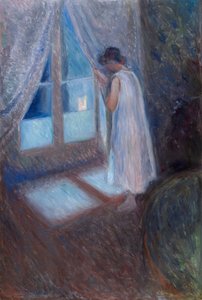 Jenta ved vinduet av Edvard Munch