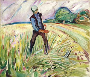 The Haymaker av Edvard Munch