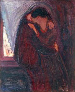 Kysset av Edvard Munch