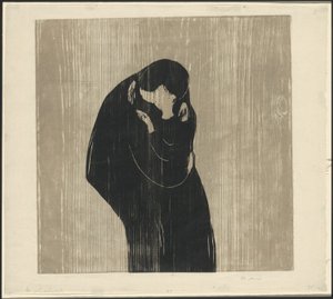 Kysset IV av Edvard Munch