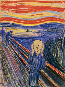 Skriket, 1895 av Edvard Munch
