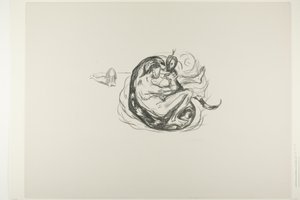 Slangen er drept av Edvard Munch