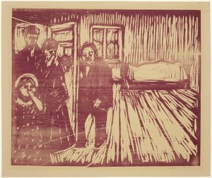 Lukten av død av Edvard Munch