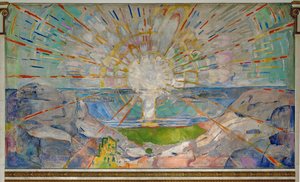 Solen (freske) av Edvard Munch