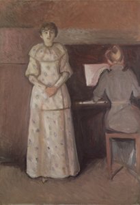 De to søstrene, Ragnhild og Dagny Juel av Edvard Munch