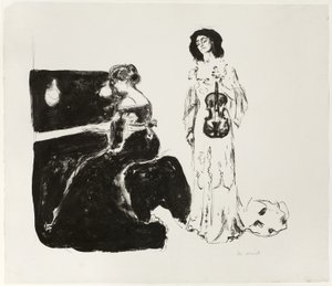 Fiolinkonserten av Edvard Munch