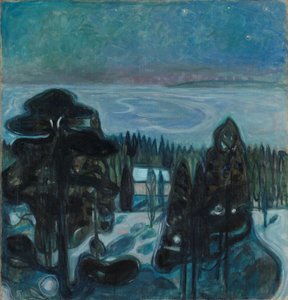 hvit natt av Edvard Munch