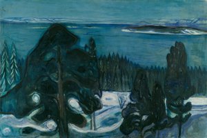 Vinternatt av Edvard Munch