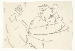 Figurstudier for Langelinjebildet av Edvard Weie