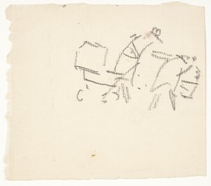 Figurstudier for Langelinjebildet av Edvard Weie