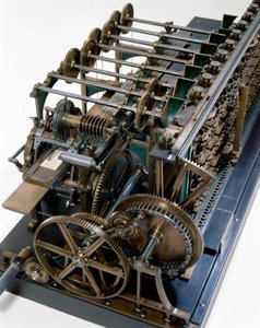 Detalj av Scheutz Difference Engine No 3 av Edvard and Scheutz Per Georg  Scheutz