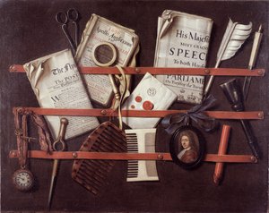 Brevstativ, ca. 1676 av Edwaert Colyer or Collier