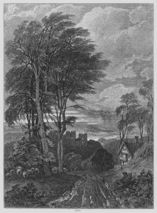 John Milton, Il Penseroso (gravering)