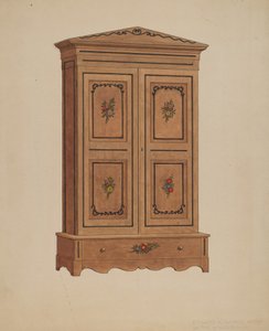 Malt garderobeskap av Edward A. Darby