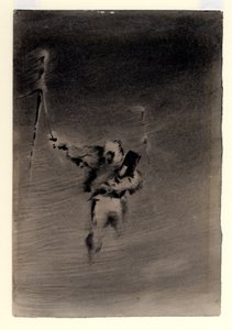 På vei til meteorologisk stasjon (wc på papir)
