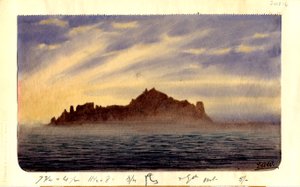Sør-Trinidad, 1901 (wc på papir) av Edward Adrian Wilson