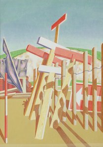 En Sussex-bypass av Edward Alexander Wadsworth