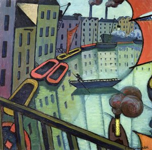 Rotherhithe (olje på lerret)