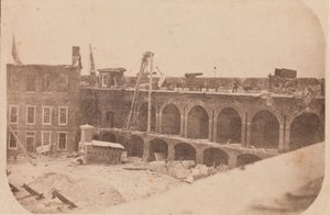 Evakueringen av Fort Sumter, april 1861, april 1861.