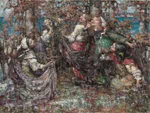 Ring-a-Ring-a-Roses av Edward Atkinson Hornel