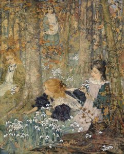 Vårens komme av Edward Atkinson Hornel