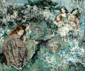 See-Saw av Edward Atkinson Hornel