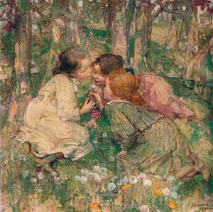 Hva er OClock, c1904 av Edward Atkinson Hornel