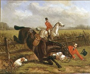 A Fall out Hunting av Edward Benjamin Herberte