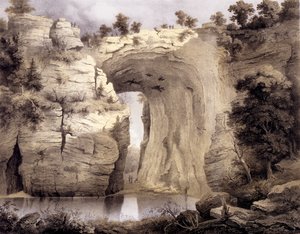 Natural Bridge, Rockbridge County, fra 
