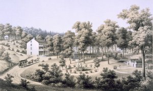 Stribling Springs, Spa Village, Augusta Country, 1858