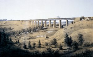 The High Bridge nær Farmville, Prince Edward County, fra 