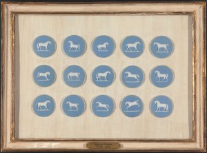 Horse Studies in Relief, etter George Stubbs av Edward Burch