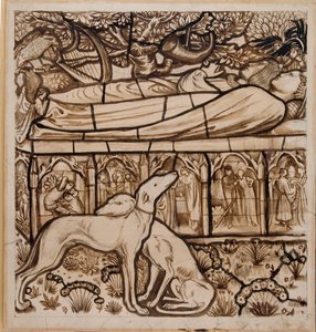 Graven til Tristram og Iseult av Edward Burne Jones