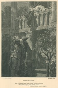 Illustrasjon for Romeo og Julie av Edward Burne Jones