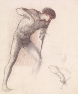 St George Series - Naken mann - Studie av St George for 