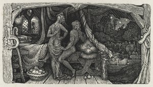 Kammeridyllen, 1831. av Edward Calvert