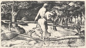 Flommen, 1829. av Edward Calvert