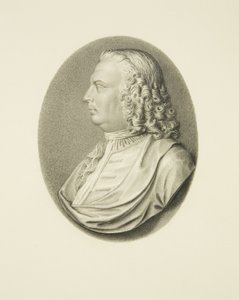 Kopi av Ivory Medallion of Dr Samuel Pye (blyant og akvarell på papir)