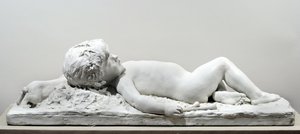 Sovende faun (gips) av Edward Clark Potter