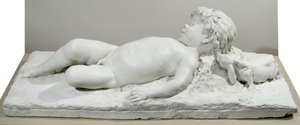 Sovende faun (gips) av Edward Clark Potter