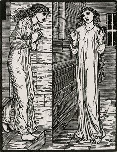 Kommer til den første søsteren av Edward Coley (after) Burne Jones