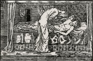 Psyche Spionering av Edward Coley (after) Burne Jones