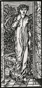 Psyke i hagen av Edward Coley (after) Burne Jones