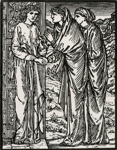 Andre besøk av Edward Coley (after) Burne Jones