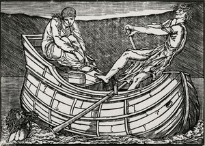 Hodet reiser seg av Edward Coley (after) Burne Jones