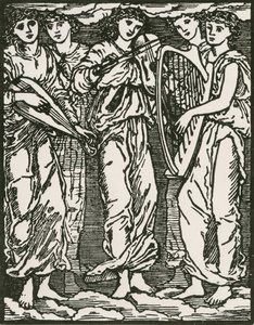 Uten navn av Edward Coley (after) Burne Jones