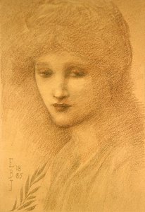 Portrett av Laura Littleton av Edward Coley Burne Jones