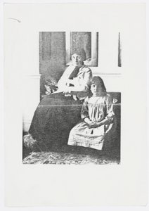 Brev til kunstnerens barnebarn Angela Thirkell (blyant på papir) av Edward Burne Jones
