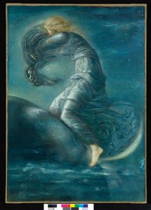 Luna, ca. 1872-75 av Edward Burne Jones